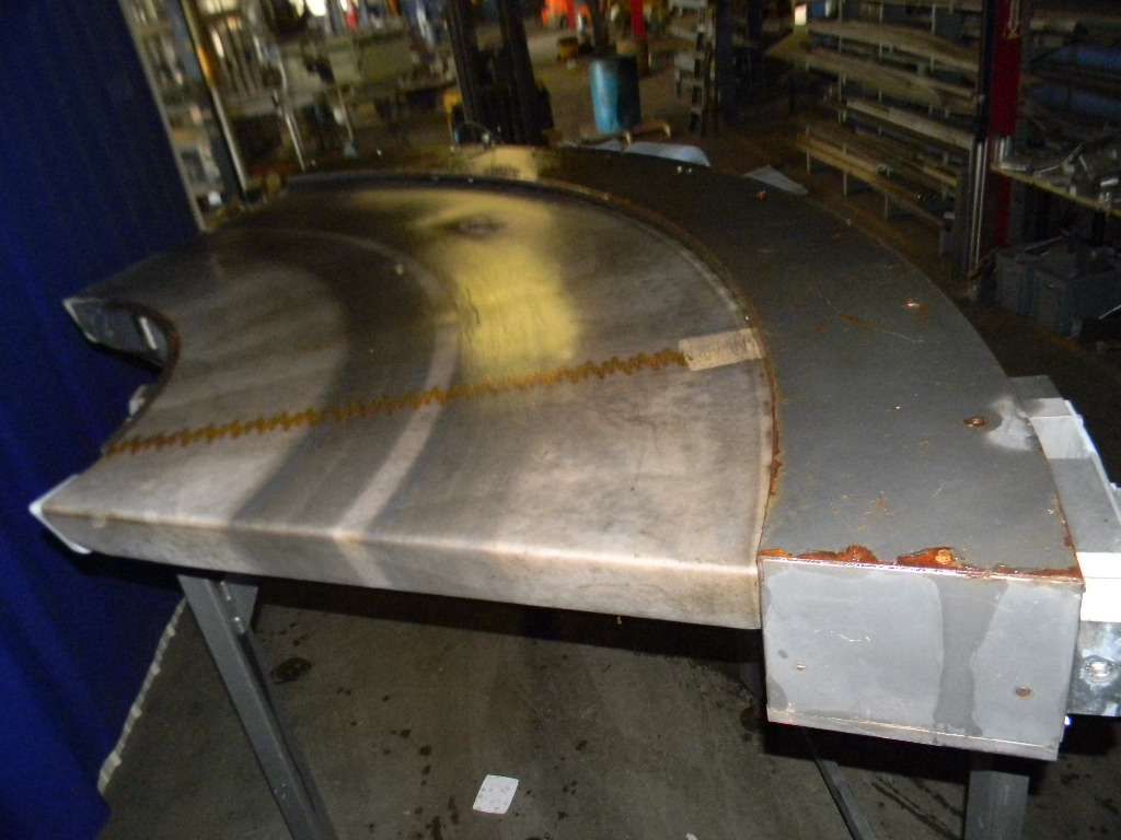 Transver Wide 90 degree Belt Conveyor 
